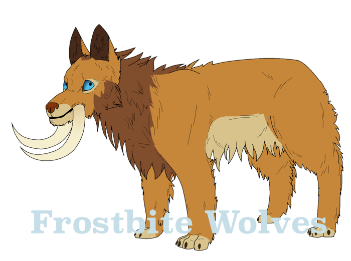 Fossil clipart jurassic park. Frostbite wolves a revived