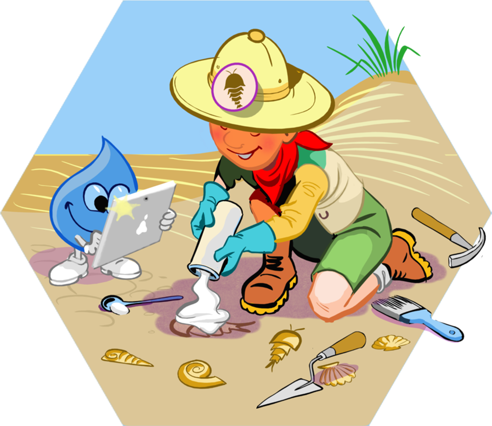 fossil clipart kid