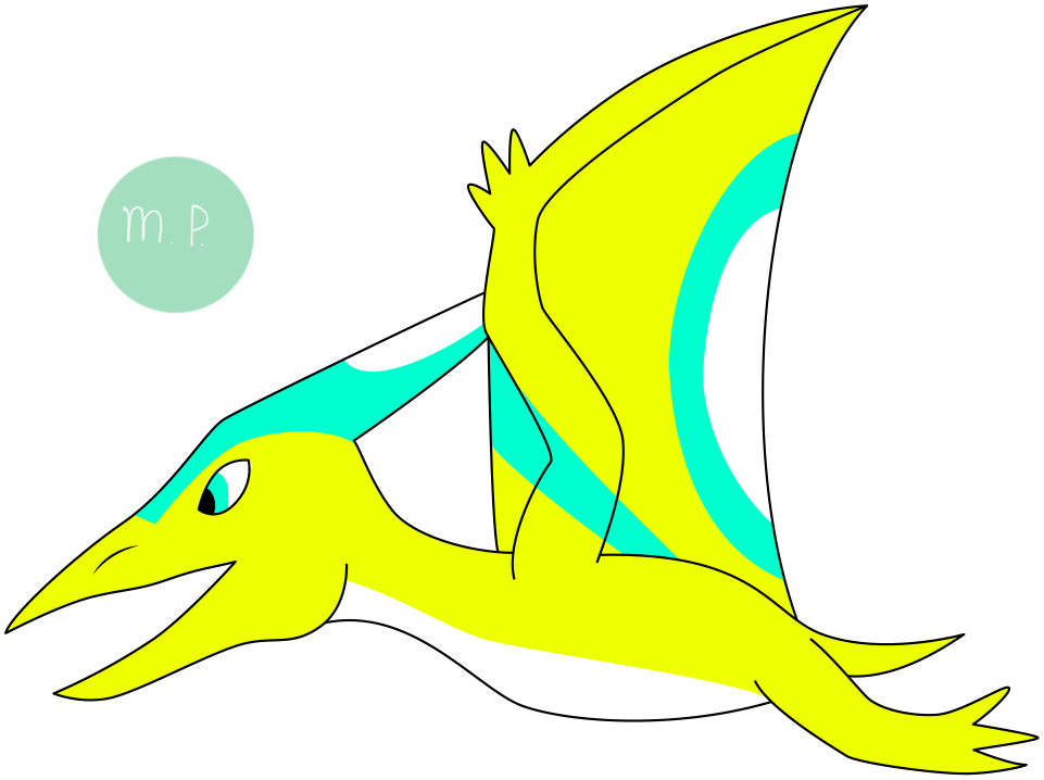 fossil clipart pterodactyl