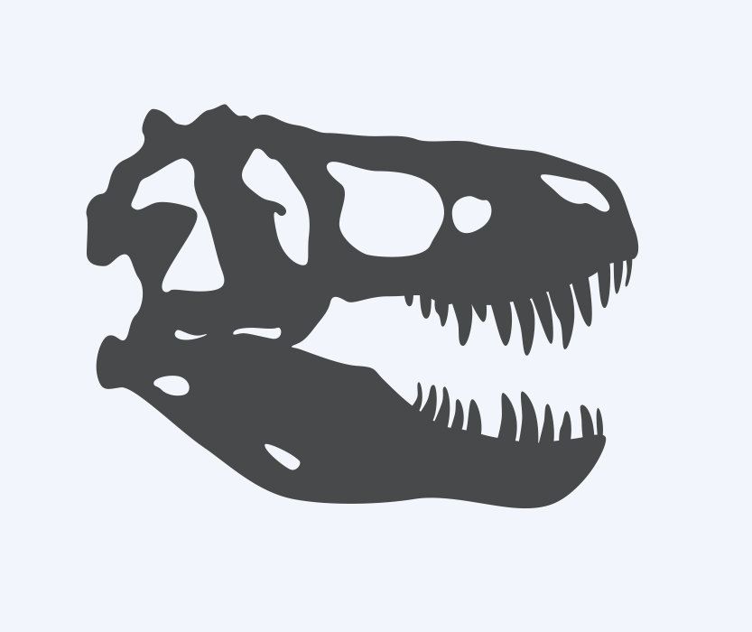 fossil clipart tyrannosaurus rex