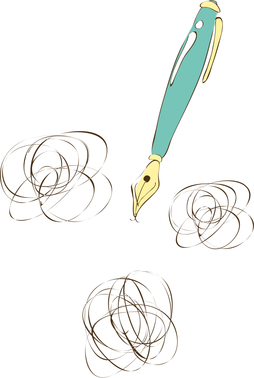 Fountain clipart drawn. Pen clip art hand