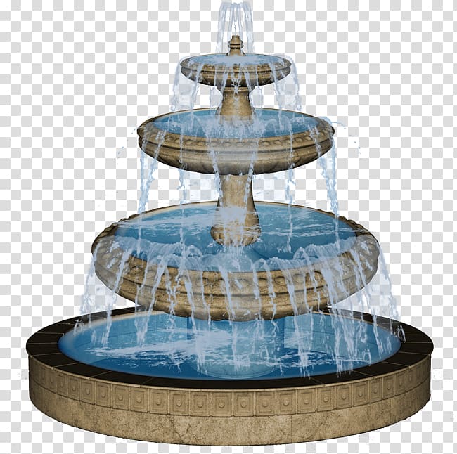 Fountain clipart garden fountain, Fountain garden fountain Transparent