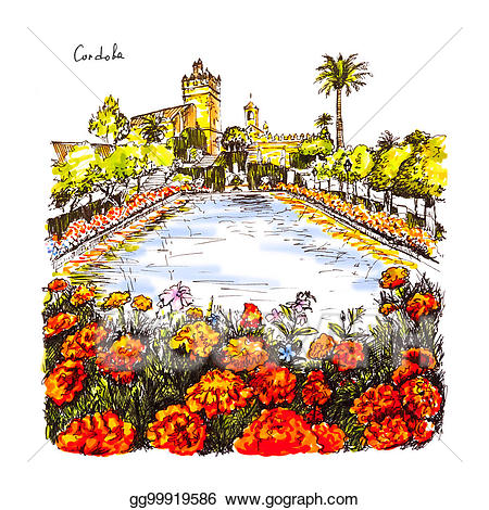 fountain clipart royal garden