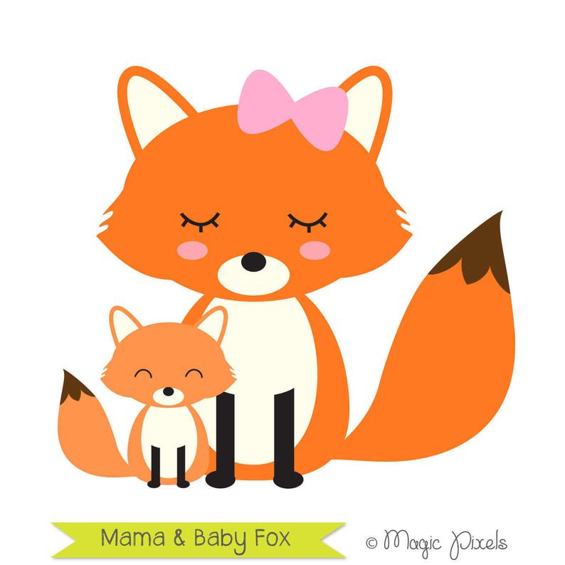 fox clipart baby fox