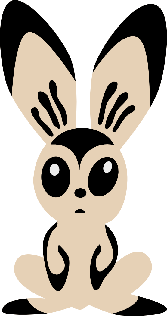 Fox clipart bunny. Hare by rones rabbit