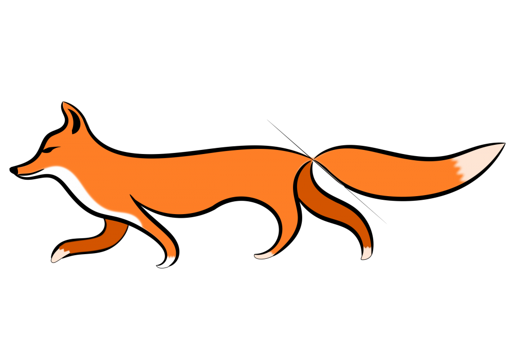 fox clipart clear background