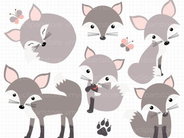 Free download clip art. Fox clipart grey fox