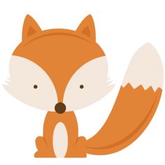 Baby clipartix . Woodland clipart little fox