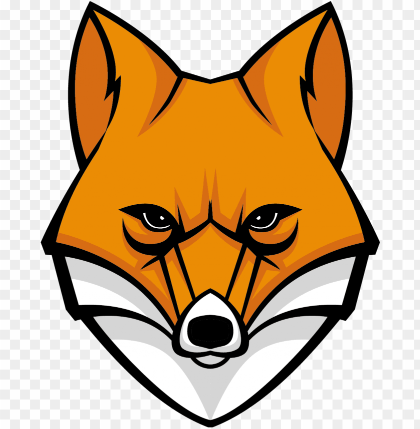 fox clipart side view