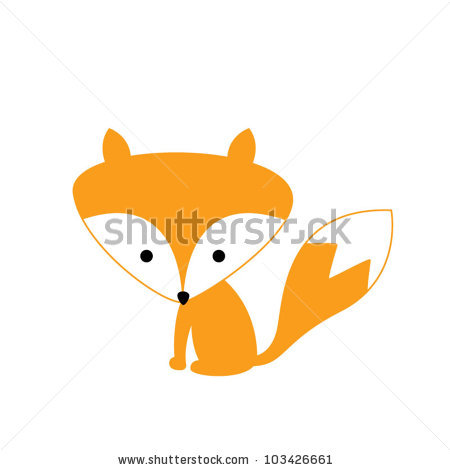 fox clipart simple