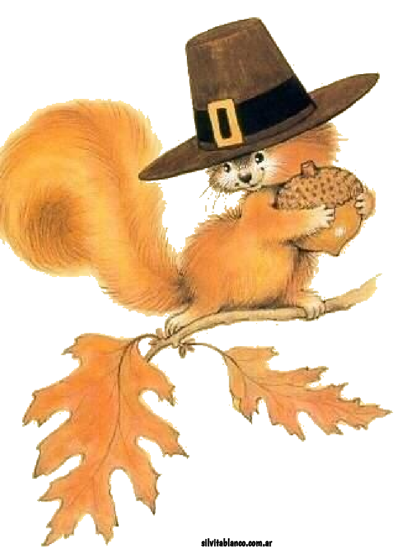 fox clipart thanksgiving