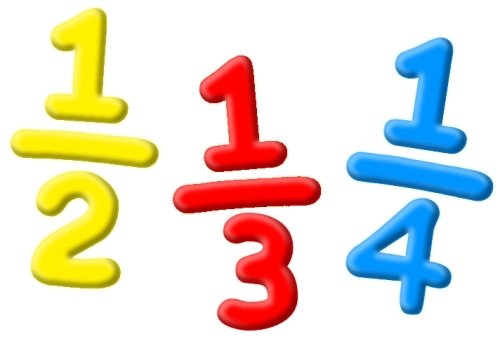 fractions clipart common