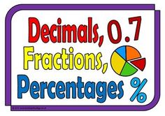 fractions clipart fraction decimal