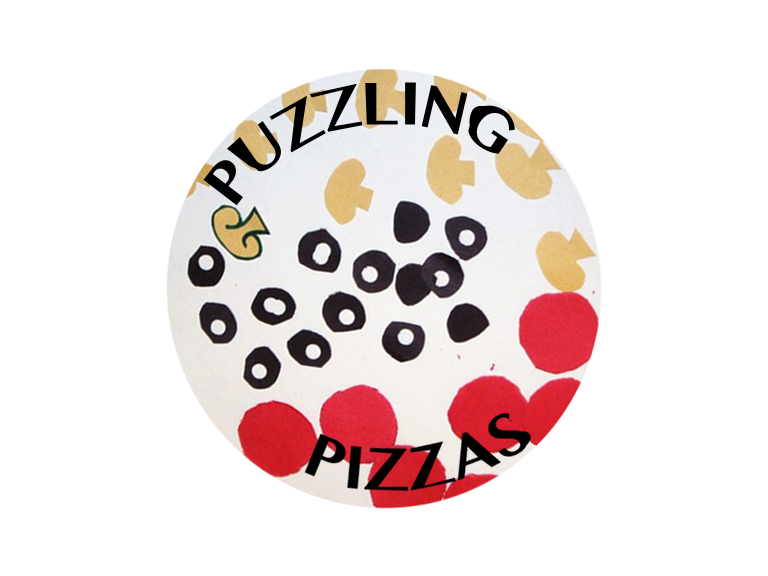 Fraction clipart half eaten pizza. Puzzling pizzas creative learning