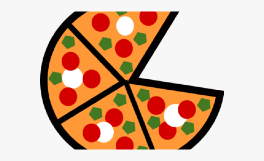 Fraction clipart half eaten pizza. Fractions free cliparts on