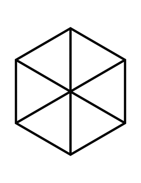 fraction clipart hexagon
