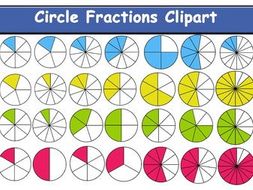 fraction clipart kindergarten