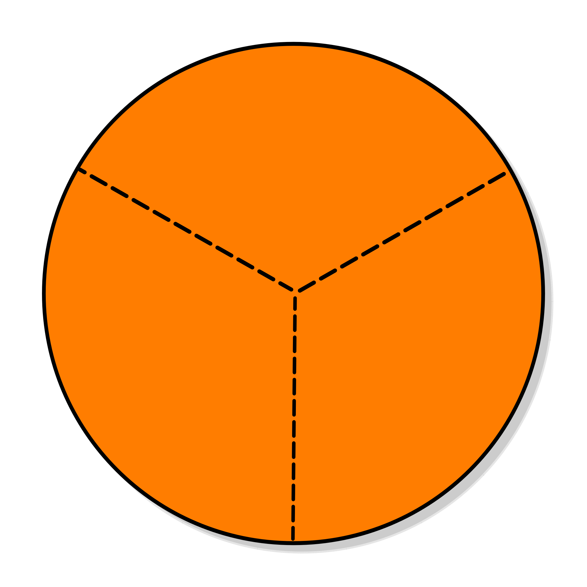 Fraction pie chart