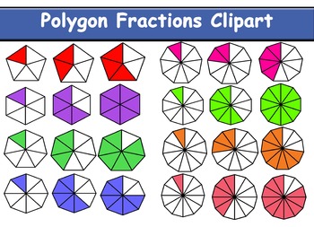fractions clipart polygon