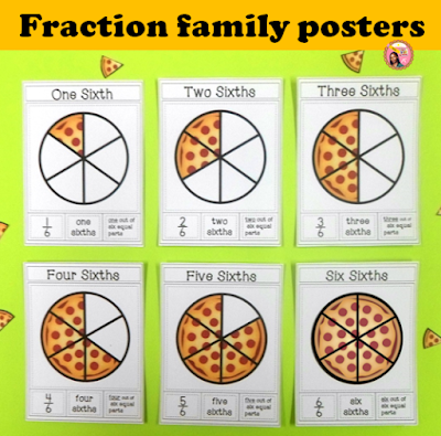 Fraction clipart poster. Nyla s crafty teaching
