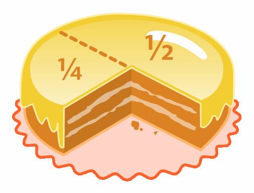 Fraction clipart quater. Free fractions cliparts download
