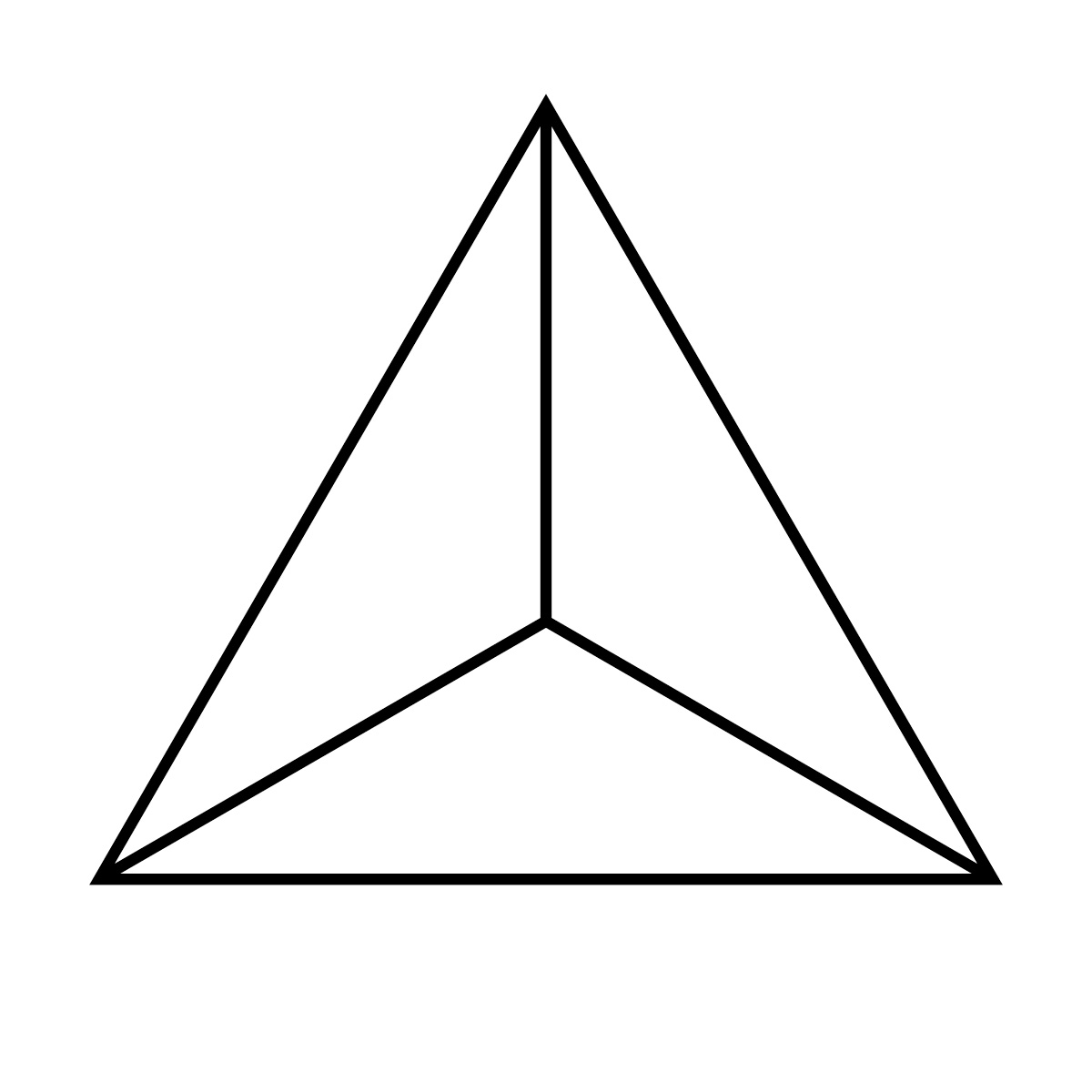 fraction clipart triangle