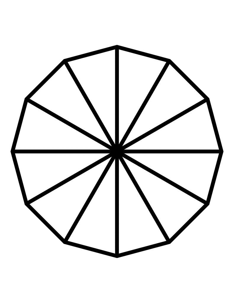 Fractions clipart figure. Of sided polygon etc