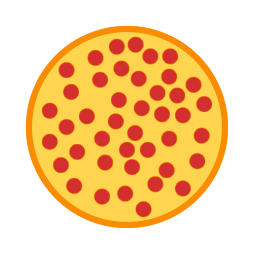 fractions clipart half eaten pizza