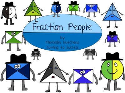 fractions clipart person