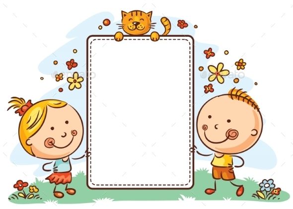 Pin on dibujos y. Frame clipart cartoon
