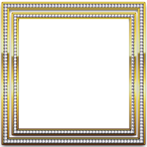 Silver frame png. Diamond picture frames gold