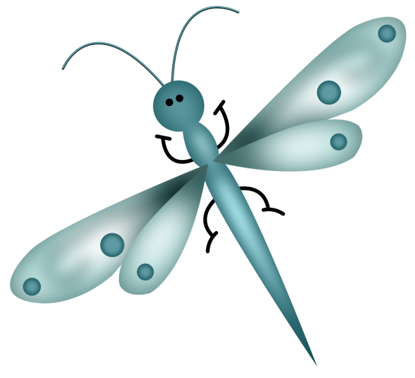 Ch b borders and. Frames clipart dragonfly