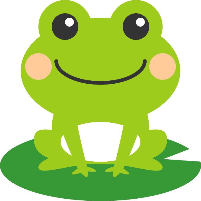 frog clipart template
