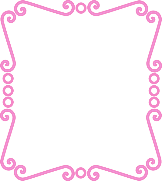 frame clipart pink