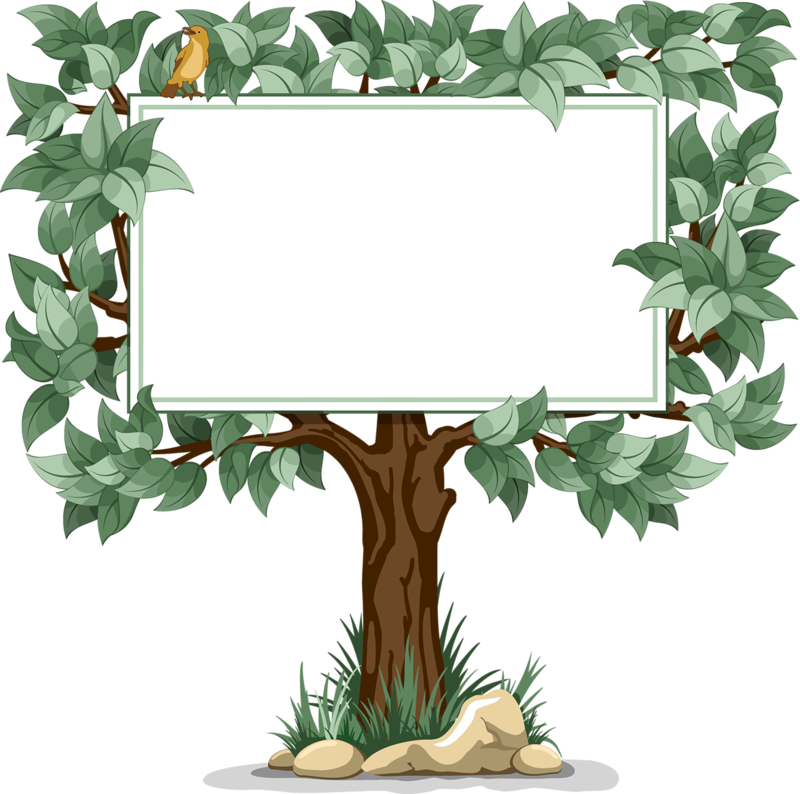 frames clipart forest