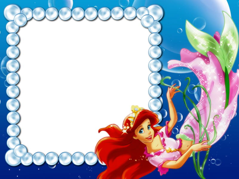 frames clipart mermaid