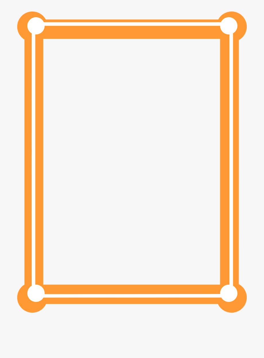 frames clipart orange