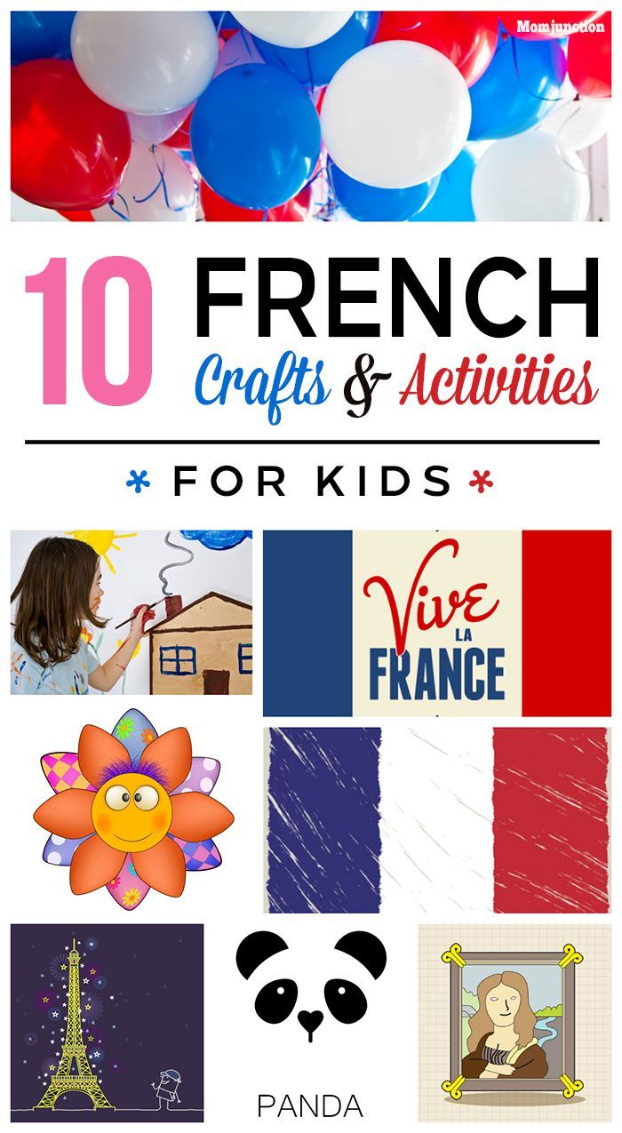 French clipart activity.  interesting crafts and