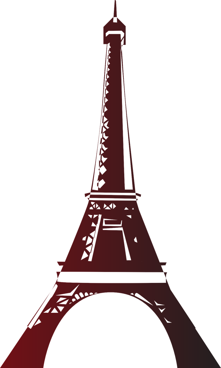 Travel tower eiffel paris. France clipart attraction france