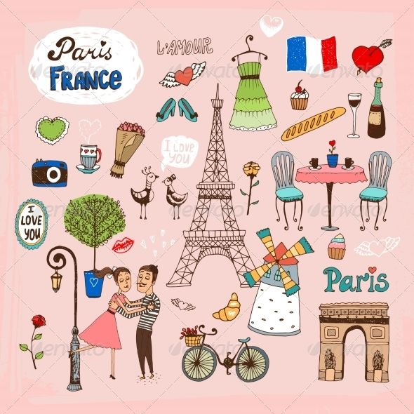 french clipart attraction