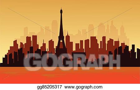France clipart city france. Clip art vector view
