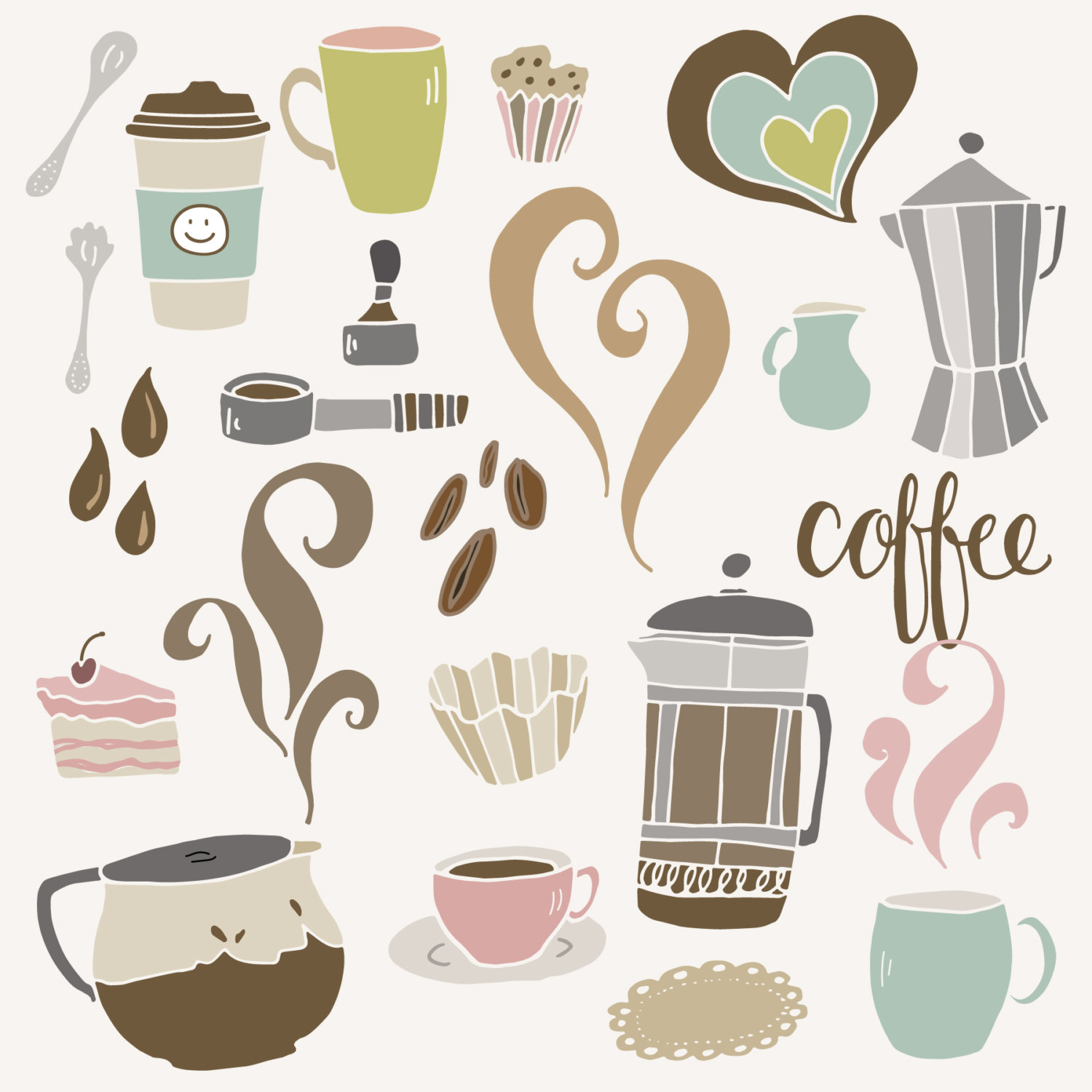 france clipart coffee shop french
