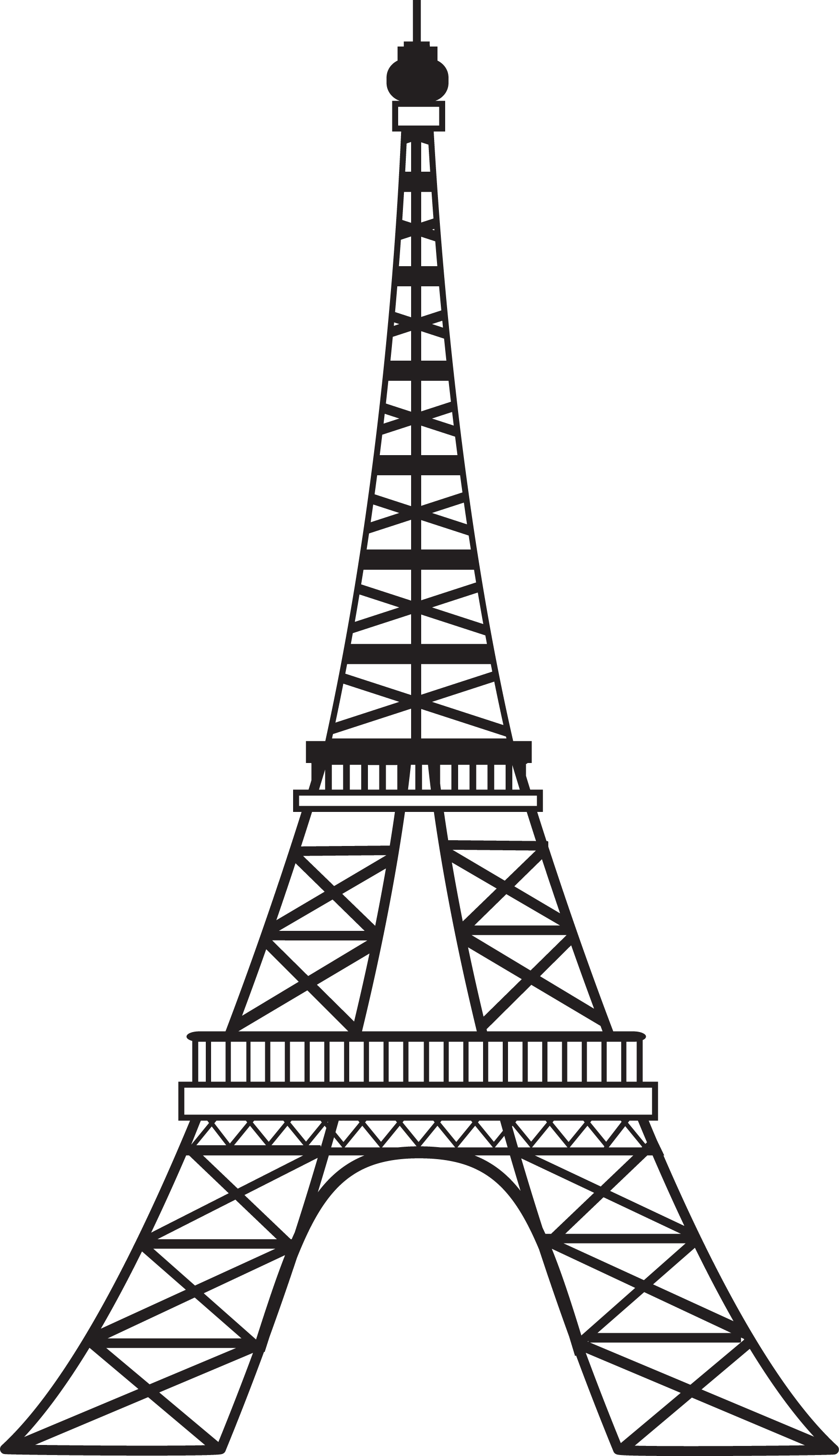 Paris Clipart Coloring Page Paris Coloring Page Transparent FREE For