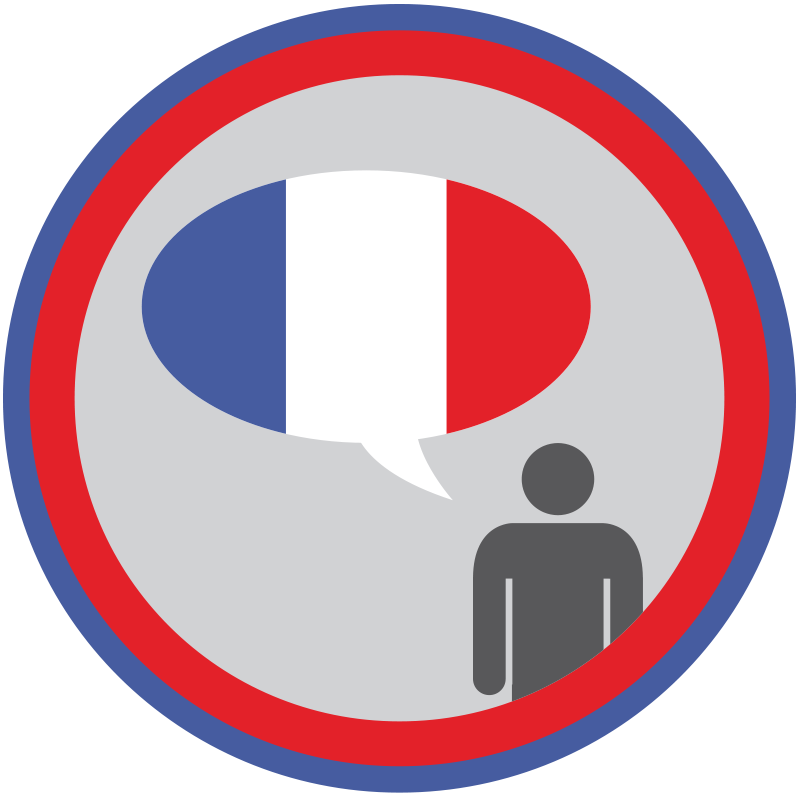 France clipart french lesson. Lifescouts language badge pinterest
