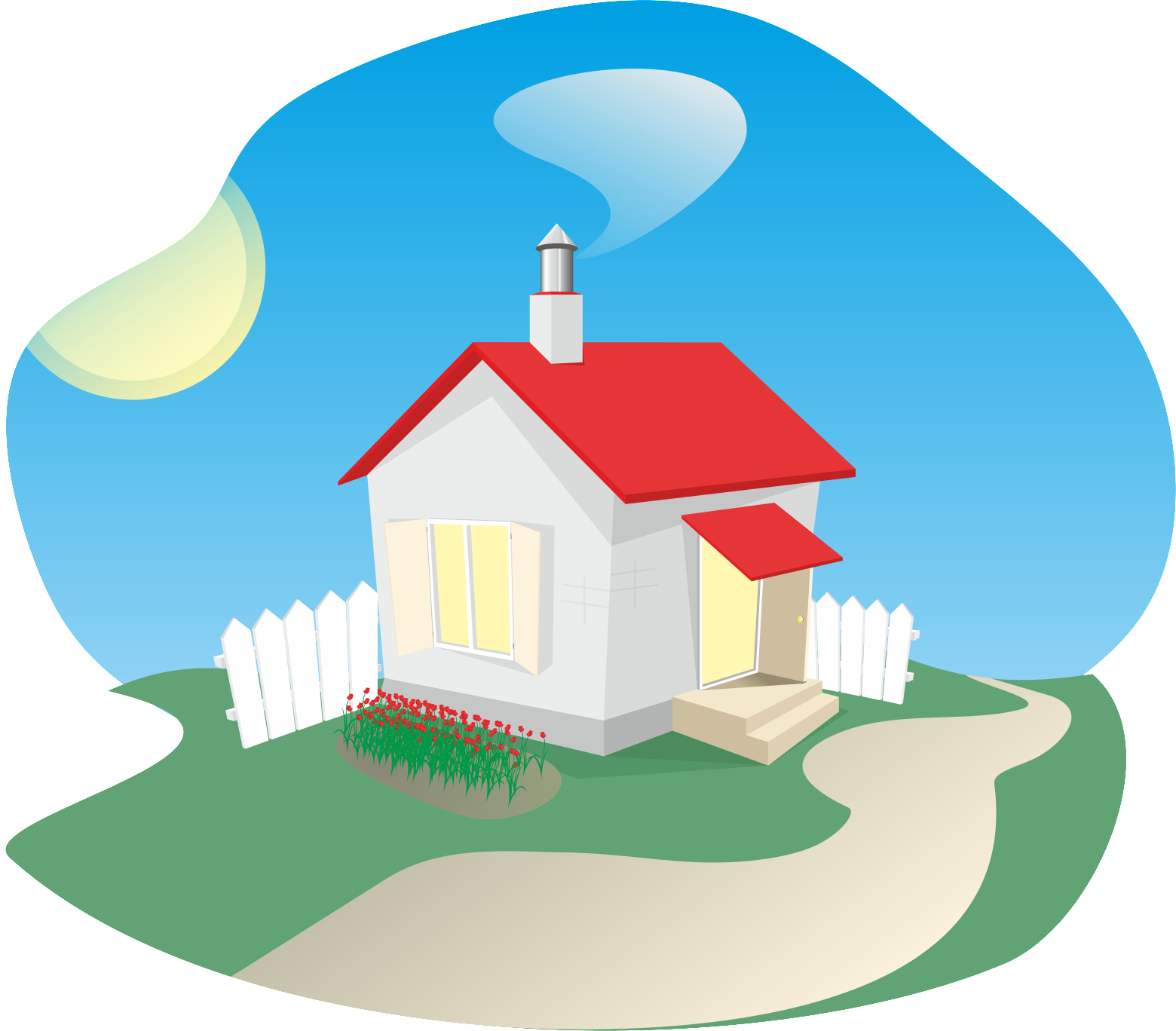 France clipart header. House accomodation item categories