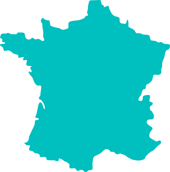 france clipart map