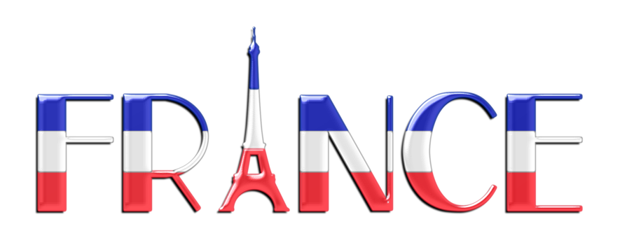 france clipart word
