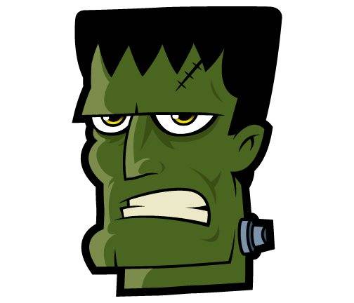 Frankenstein clipart animated. Free cartoon download clip