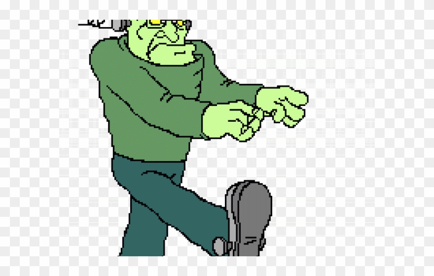 Frankenstein clipart animated. Gif png download 