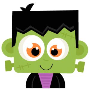 frankenstein clipart simple halloween